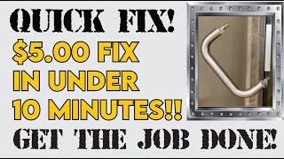 How to Fix a Shower Door Handle - $5 Fix in Under 10 Minutes