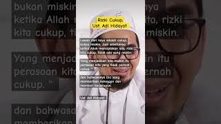 Rizki Cukup, Ust. Adi Hidayat #motivation #shortvideo #adihidayat #shorts