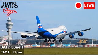 LIVE PlaneSpotting 🔴 Heavy Arrivals #SCHIPHOL AIRPORT