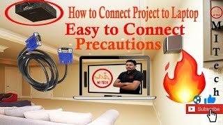 How to Connect Projector to PC/Laptop👌📺🎥| Proper Configuration | Using VGA and HDMI Cable