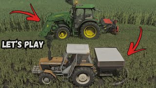 Let's Play - Farming Simulator 22😱CO DALEJ Z FILMAMI❓Koszenie żyta na zielonkę & nawożenie🌱|MacieQ|