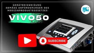 Vivo 50 - Geräteeinweisung: Display, Menü, Heim- & Klinikmodus,  Beatmungseinstellungen, Alarme