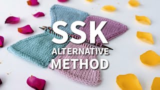 SSK Slip Slip Knit | An easier way to perform this decrease. #knitting #tutorial #knittingtutorials