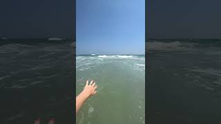 Beach swim! #beach #beachlife #shorts #youtubeshorts #swim #ocean #aesthetic #summer #summervibes