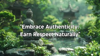 "Embrace Authenticity: Earn Respect Naturally" - Lao Tzu Wisdom