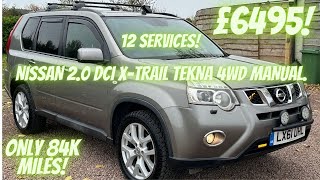 Nissan 2.0 DCi X-Trail Tekna 4WD Manual. 12 SERVICES!!