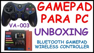 ✅💥🔥 UNBOXING GAMEPAD VA--003 | BLUETOOTH GAMEPAD VA-003 | WIRELESS CONTROLLER JOYSTICK CHINO PARA PC