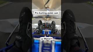 Pro karting pedal cam Le Mans #kartinglife #karting #prokarting #camera #iamex30 #position #lemans