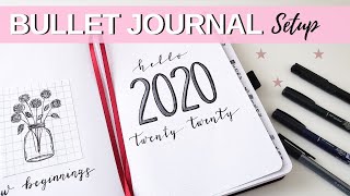 My Simple 2020 Bullet Journal Setup