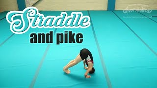 Head Over Heels Gymnastics Tutorials, Straddle and Pike Headstands