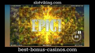 Huge win in Hidden online slot