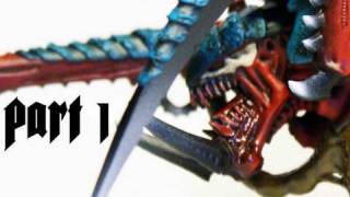 How to paint Tyranids Carnifex of Hive Fleet Behemoth part 1 by Lester Bursley