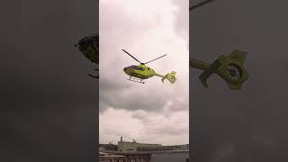 Traumahelikopter land op dak Radboud UMC Nijmegen