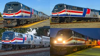 Amtrak Coast Starlight #14 Chase - Salinas to Santa Clara with AMTK 160