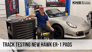 Hawk ER-1 Brake Pad Test on Porsche Cayman R