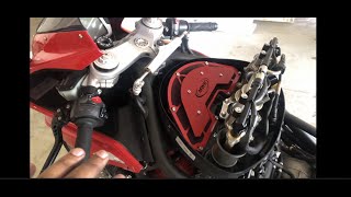 MWR AIRFILTER INSTALL!!! | MV AGUSTA F4 AIRBOX MOD (HIGH EFFICIENCY FILTER)