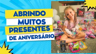 MEUS PRESENTES DE ANIVERSÁRIO DE 6 ANOS! MUITOS BRINQUEDOS LEGAIS E COISAS LINDAS!