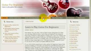 Guitar For Beginners - Learn How To Play Guitar