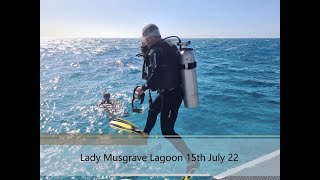 Diving Lady Musgrave Lagoon 15-07-2022