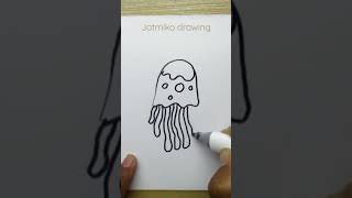 how to draw jellyfish