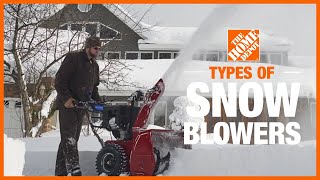 Types of Snow Blowers | The Home Depot