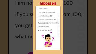 NUMBER RIDDLES WITH ANSWER  #mathriddles  #riddles