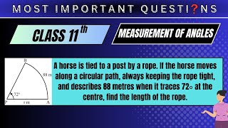 A horse is tied to a post by a rope. If the horse moves along a circular path, always keeping the...