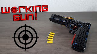 LEGO Gun | A Shooting Pistol Made Entirely From Lego! #shorts #youtubeshorts