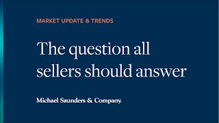 Market updates & trends: The question all sellers should ask