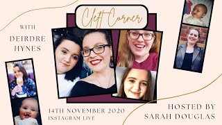 Representation in the Media | Cleft Corner IG Live with Deirdre Hynes | Sarah Douglas (14/11/20)