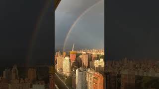 #stormymonday #doublerainbow #newyorkcity