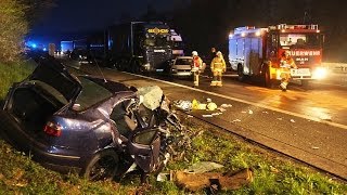 Geisterfahrer verursacht schweren Verkehrsunfall auf A45