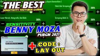 SENSITIVITAS BENNYMOZA | SENSITIVITAS PUBG MOBILE TERBAIK | SENSITIVITAS PUBG MOBILE TERBARU