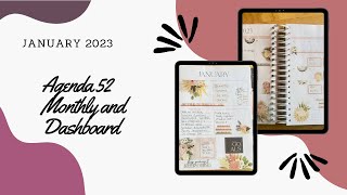 January 2023 Monthly and Dashboard Setup// Agenda 52