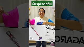 Vacuum cleaner 🥰🤔in a big parsol#trendingshorts #suspense # Nabila's Reactions