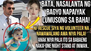 CUTE NA BATA, INANOD SA BAHA! AMA PALA ANG VOLUNTEER NA NAG-RESCUE SA NASALANTA NG BAGYO! ANAK SA EX