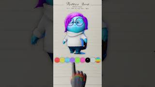 which colour is perfect Hair 😂😮 #Sadness #craft #insideout2 #art #drwing