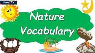 Geography - Nature Vocabulary- Learn English for kids