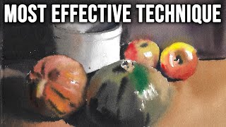 Most EFFECTIVE Watercolor Technique to Paint ANYTHING