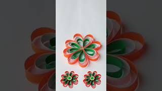 Easy Flowers | Republic Day Decoration Ideas | #shorts