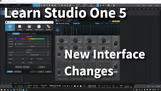 Learn Studio One 5 | New Interface Changes