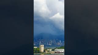 Rainy clouds at the Peak, Hong Kong