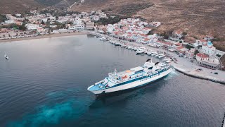 Ionis | Arrival at the port of Kea | Dji Mavic Air