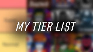 My Tier list mods incredibox