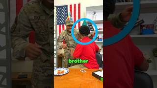 Man Surprised by Military Brother 🥲