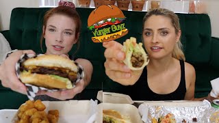 VURGER GUYZ MUKBANG! Burgers & Tacos