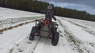 QUAD SAM samoróbka 1.0 BENZYNA 55koni mechanicznych HOMEMADE BUGGY