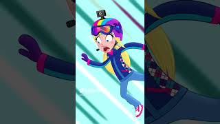 Polly Pocket Snowboard Tumble! #shorts