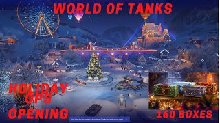 World of Tanks - Holiday OPS - Opening 160 loot boxes LET'S GO!