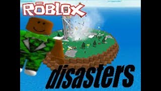 Surviving a big disaster in Natural Disaster | Roblox